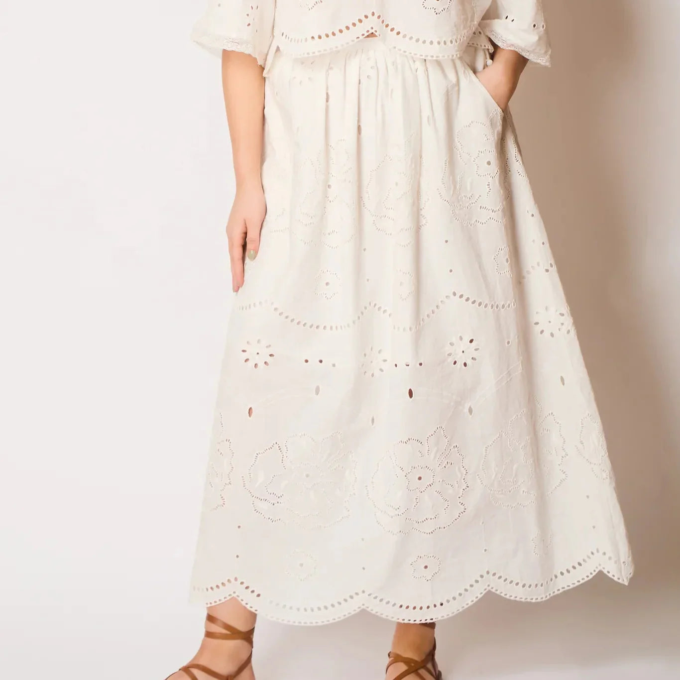 Mabel Skirt - White