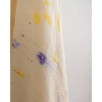 Soil to Studio AKIRA - Botanically Hand-dyed & Handwoven Raw Silk Shawl