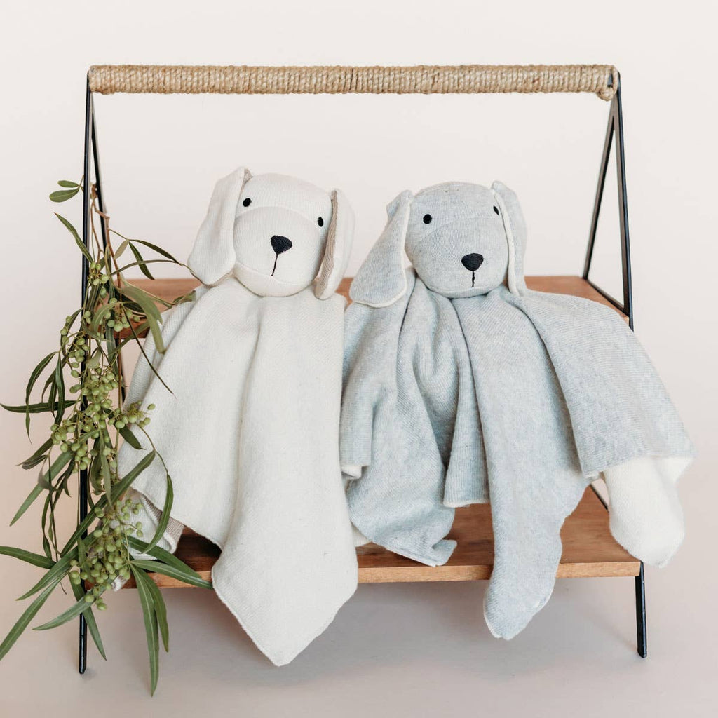 Puppy Dog - Organic Baby Lovey Security Blanket Cuddle Cloth