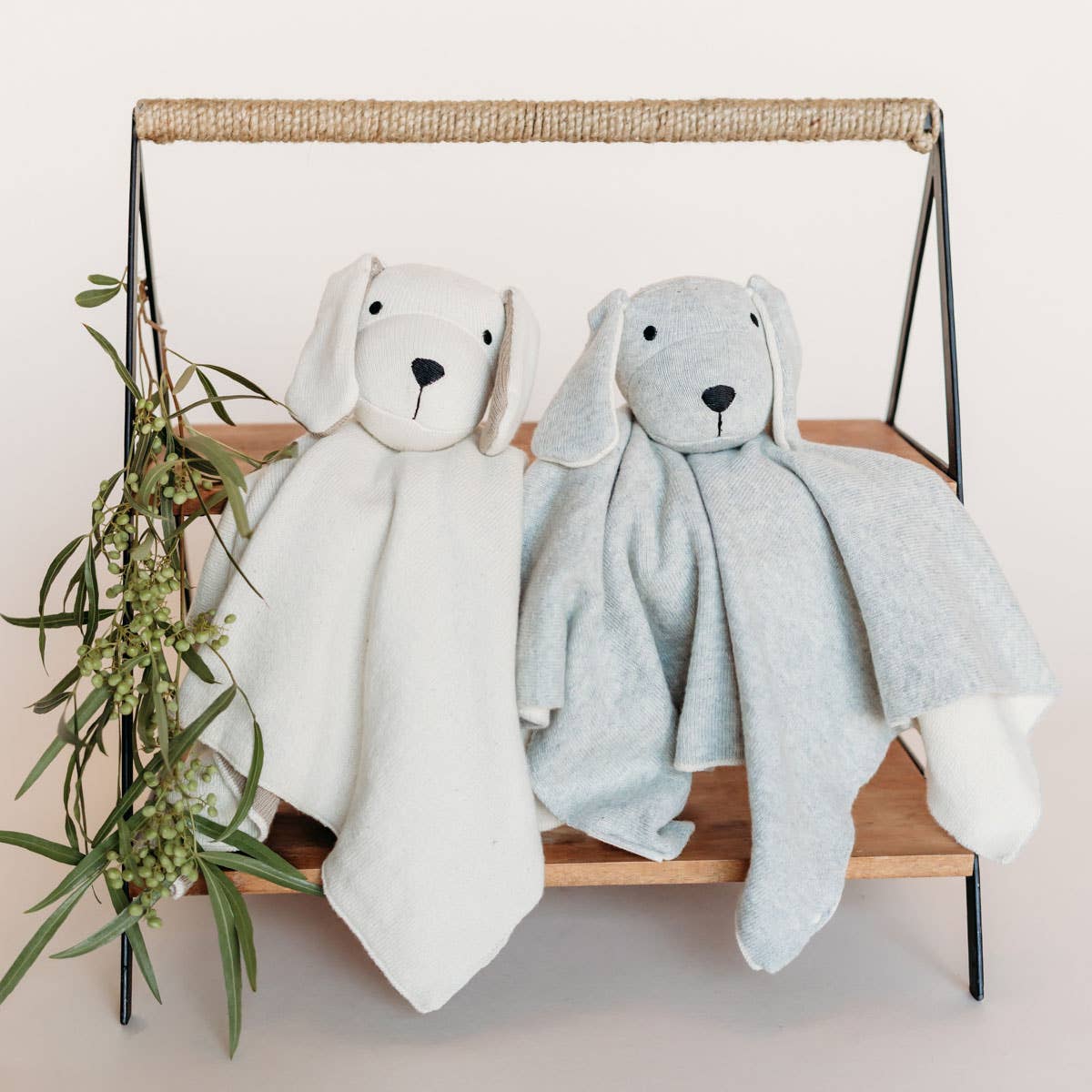 Puppy Dog - Organic Baby Lovey Security Blanket Cuddle Cloth