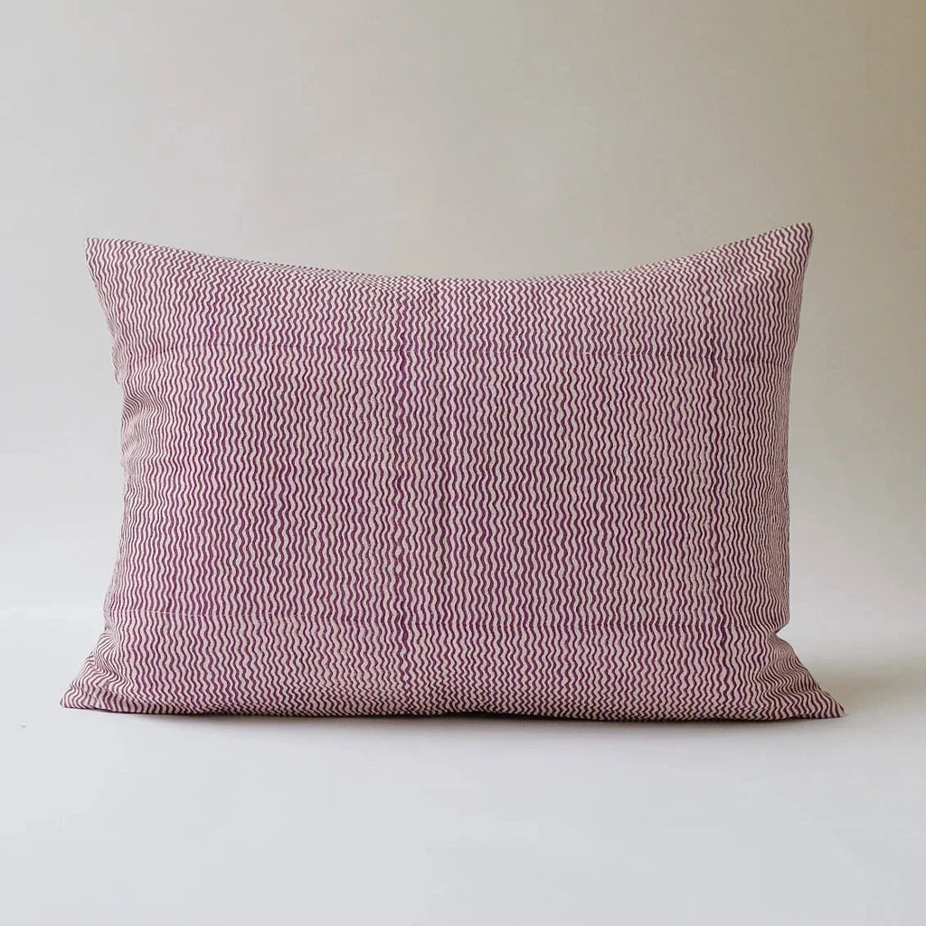 Meera - Hand Block-printed Linen Pillowcase
