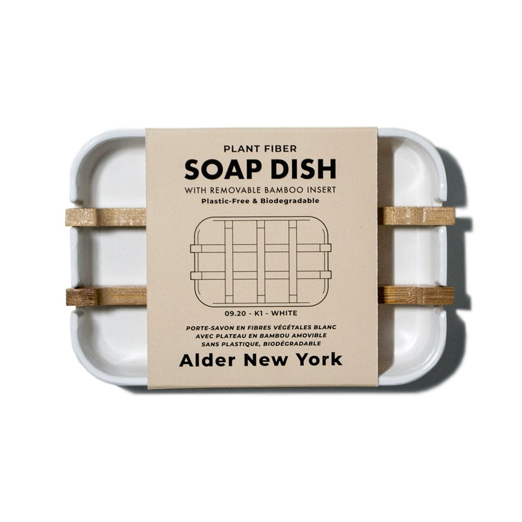 Fiber Soap Dish - White