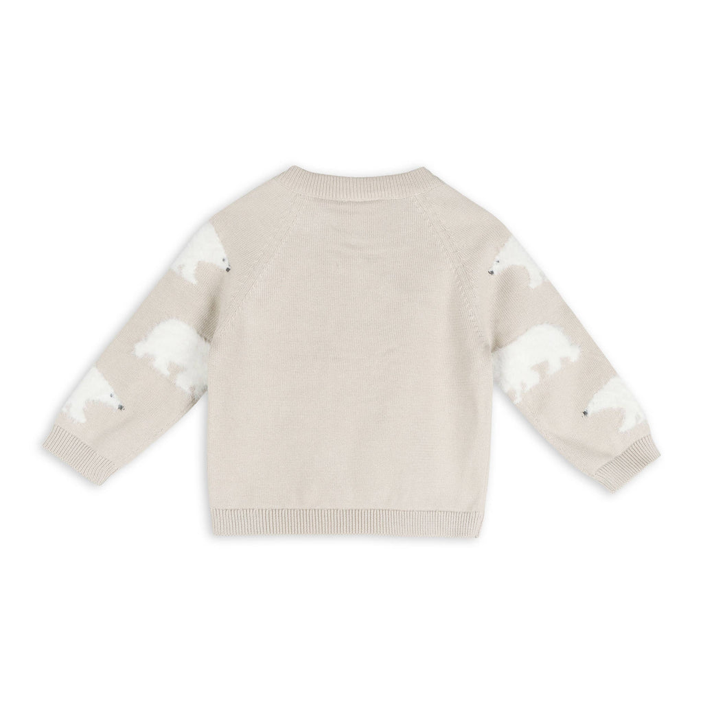 Polar Bear Baby Sweater Pullover & Pants (Organic Cotton)