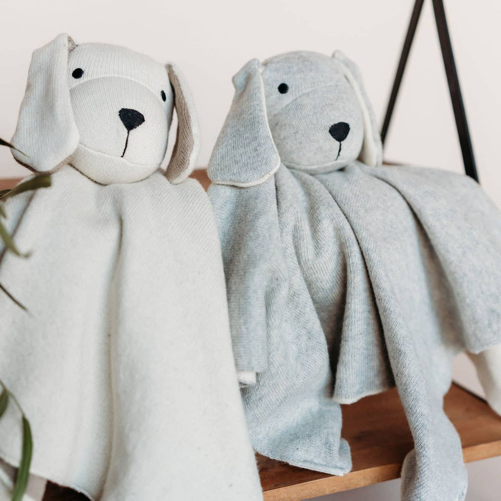 Puppy Dog - Organic Baby Lovey Security Blanket Cuddle Cloth