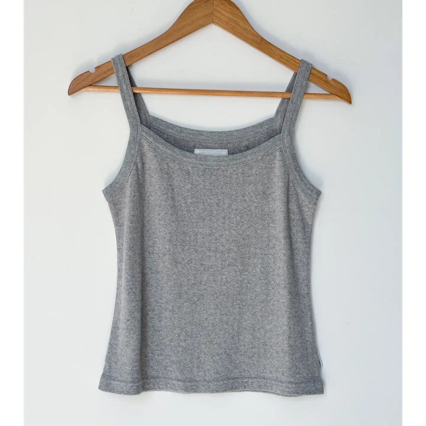 Pointelle Eve Cami - Melange Grey