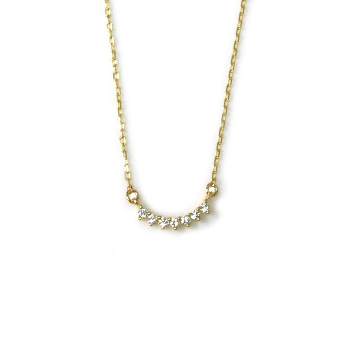 14k Gold Diamond Cascade Pendant