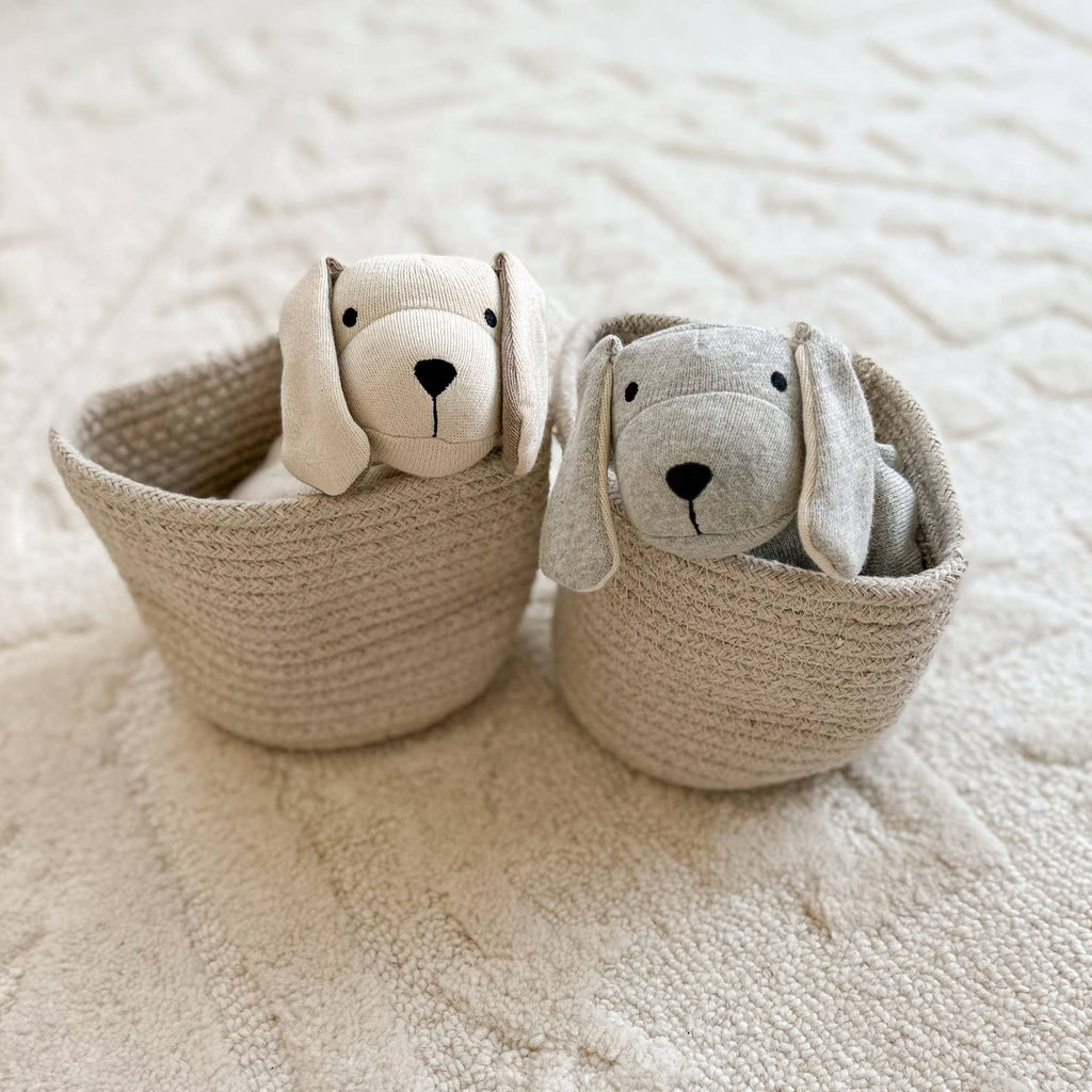 Puppy Dog - Organic Baby Lovey Security Blanket Cuddle Cloth