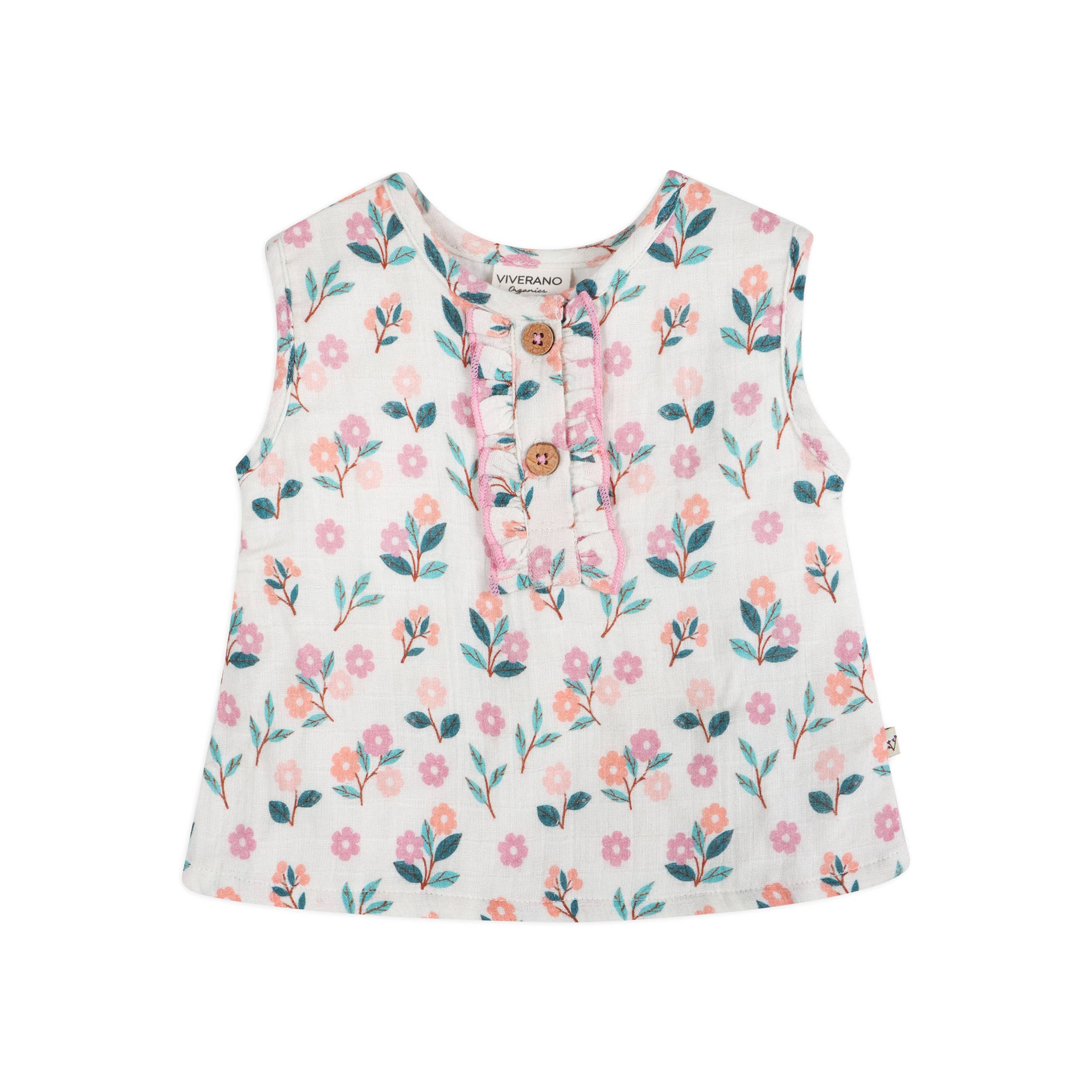 Bloom Baby Top + Shorts (Organic Muslin)