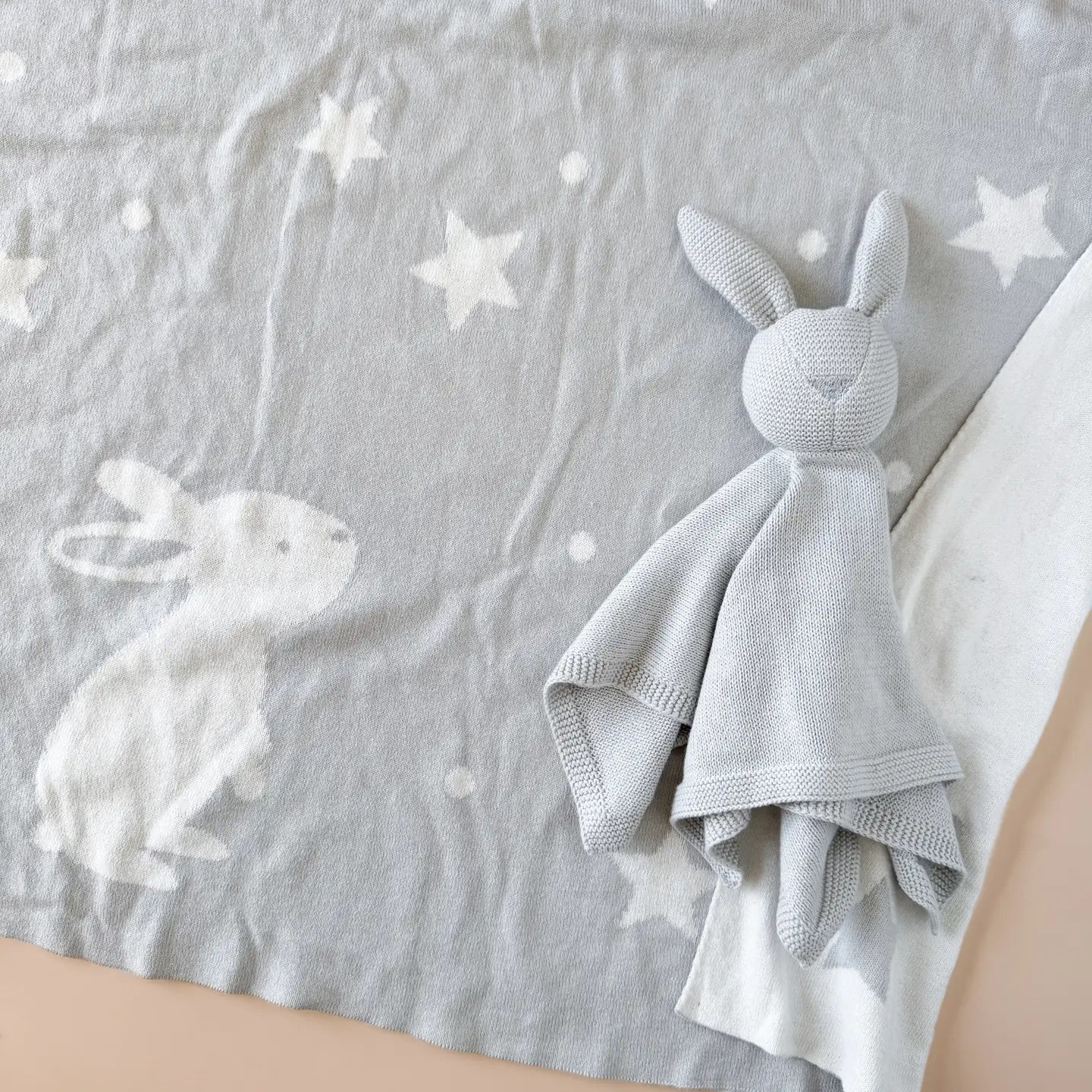 Bunny/Star Blanket | Organic Cotton
