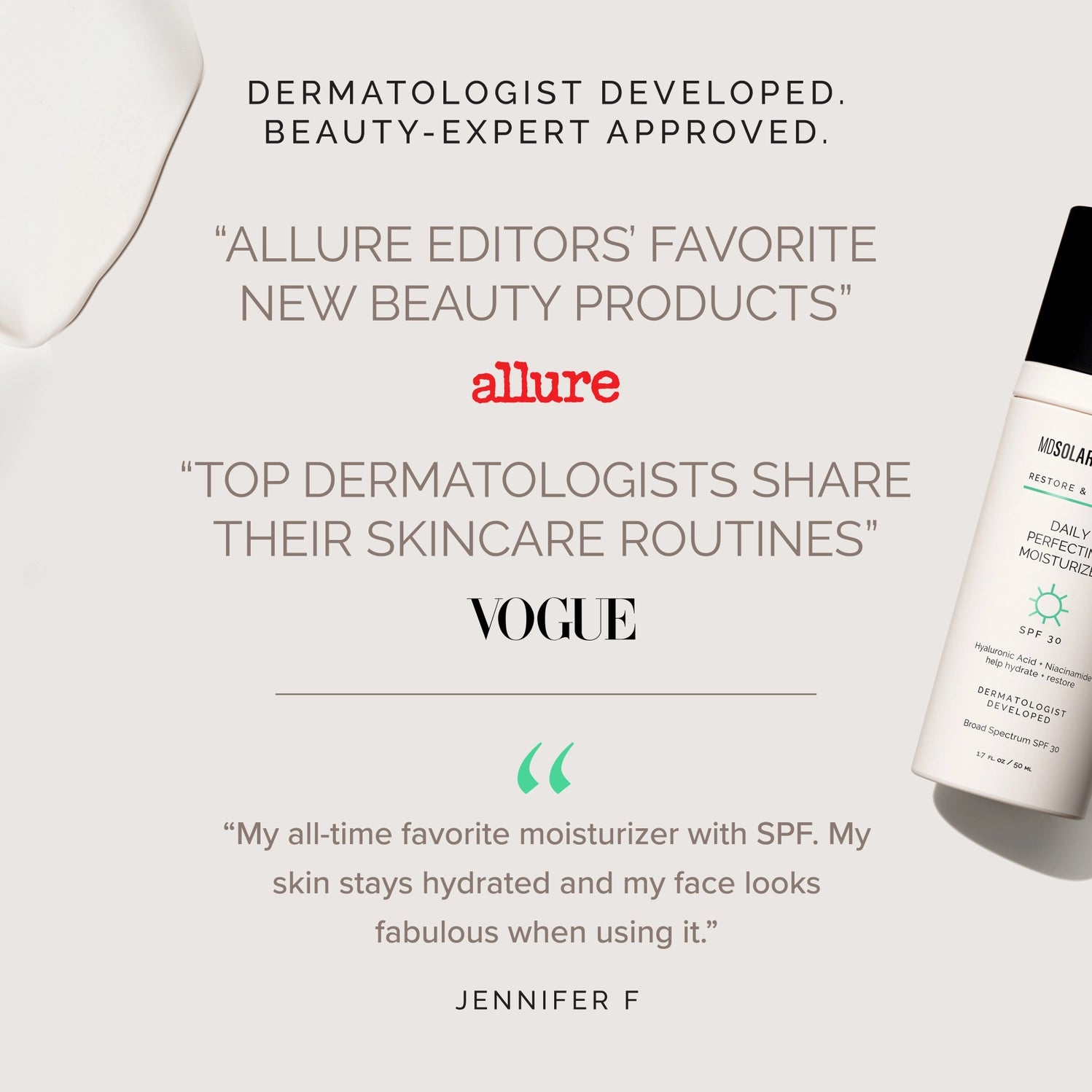 Daily Perfecting Moisturizer Spf 30 | Anti-Aging Daily Spf