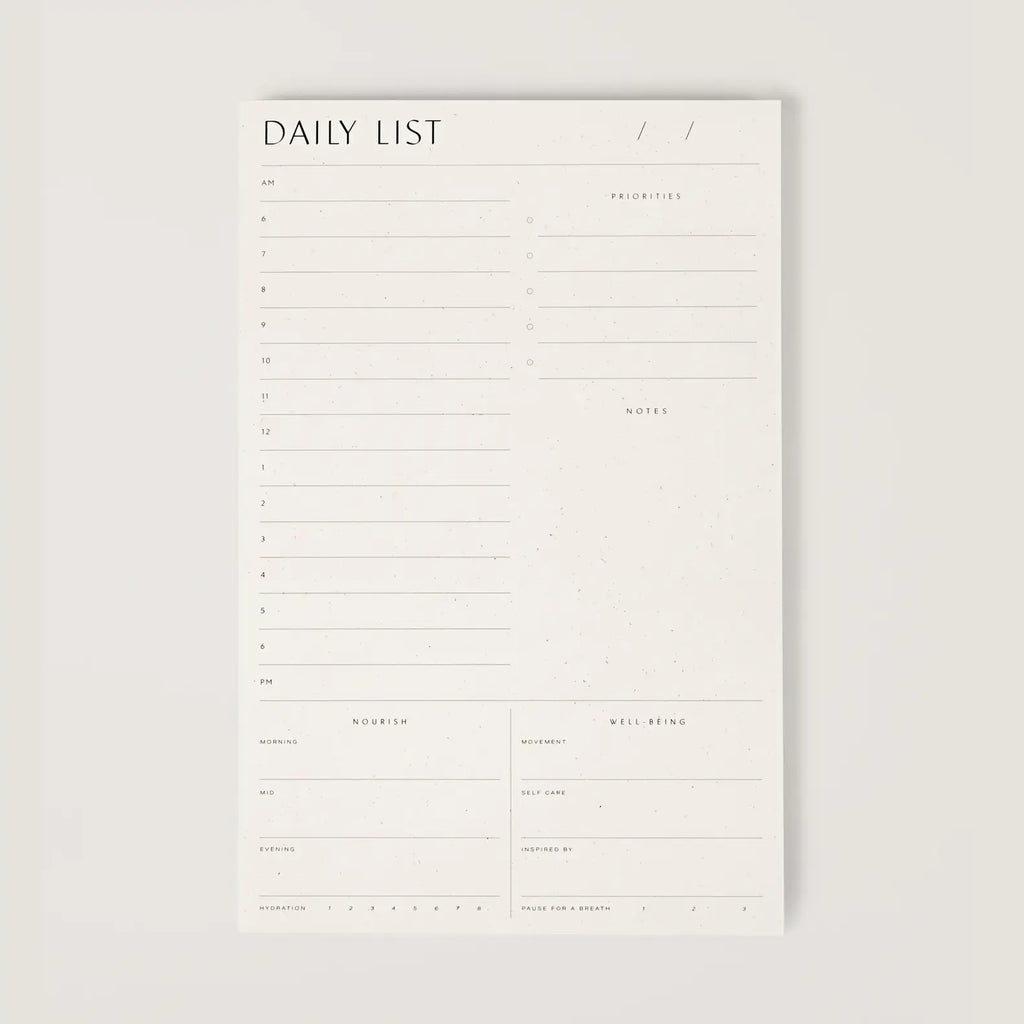 Daily List Pad