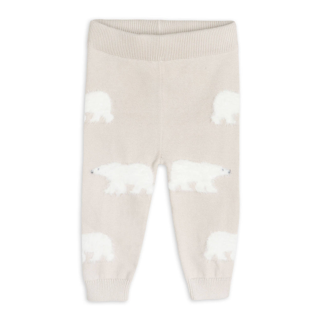 Polar Bear Baby Sweater Pullover & Pants (Organic Cotton)