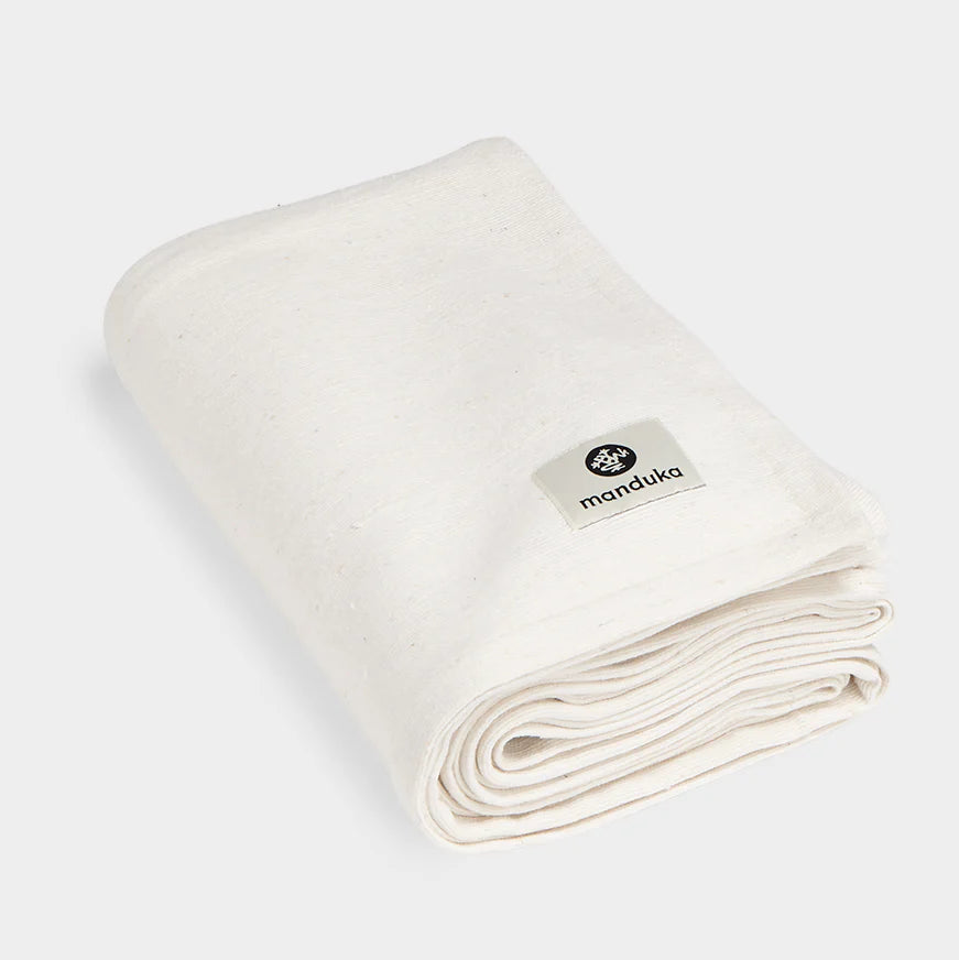 Essential Cotton Yoga Blanket - Natural