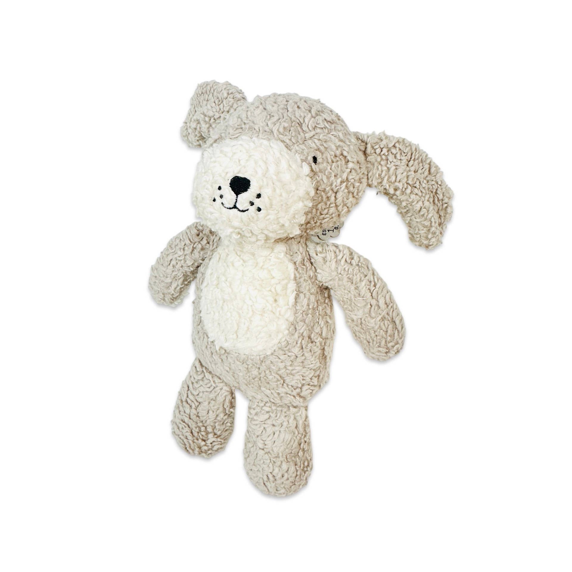 Rocky Lil Dog - Organic Sherpa Knit Stuffed Animal Baby Toy
