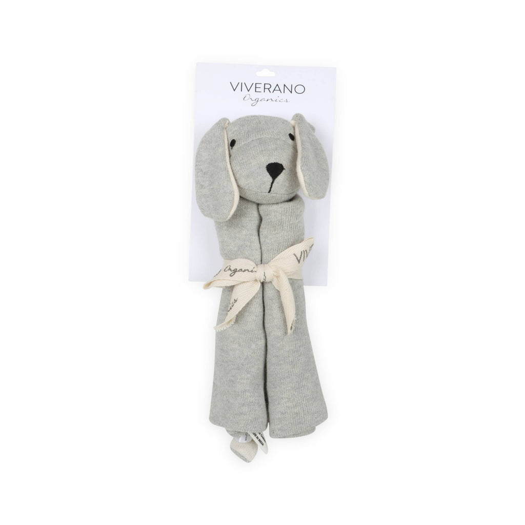 Puppy Dog - Organic Baby Lovey Security Blanket Cuddle Cloth