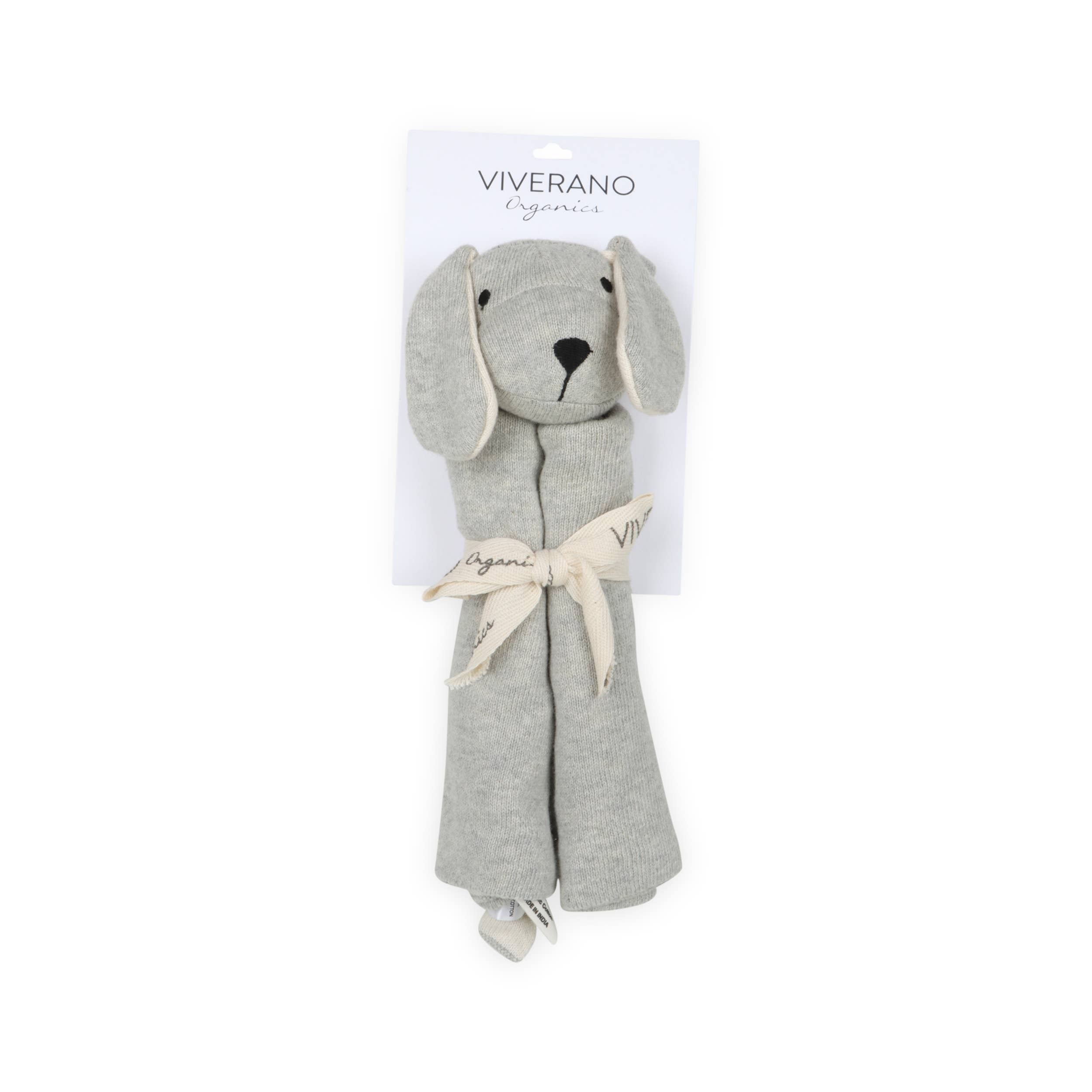 Puppy Dog - Organic Baby Lovey Security Blanket Cuddle Cloth
