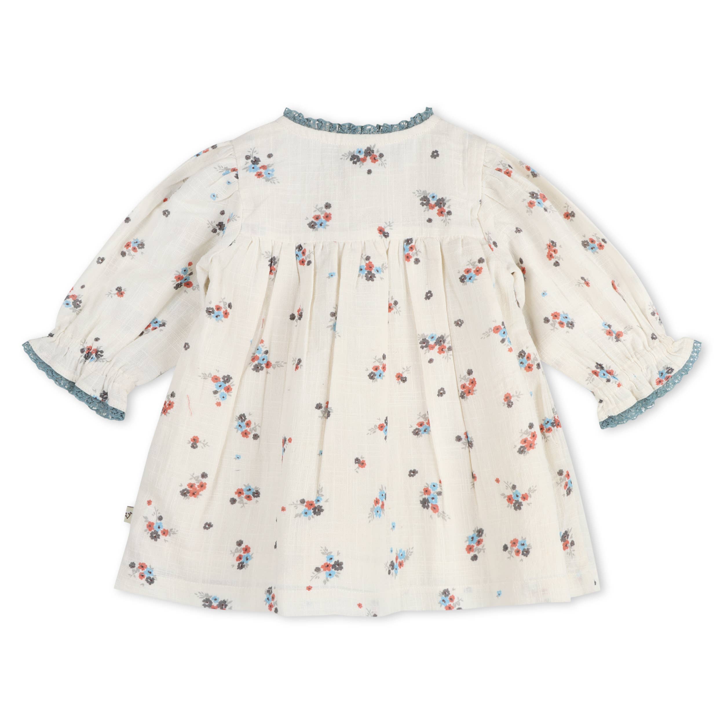 Juliet Smocked Floral Baby Dress & Bloomer Set (Organic)