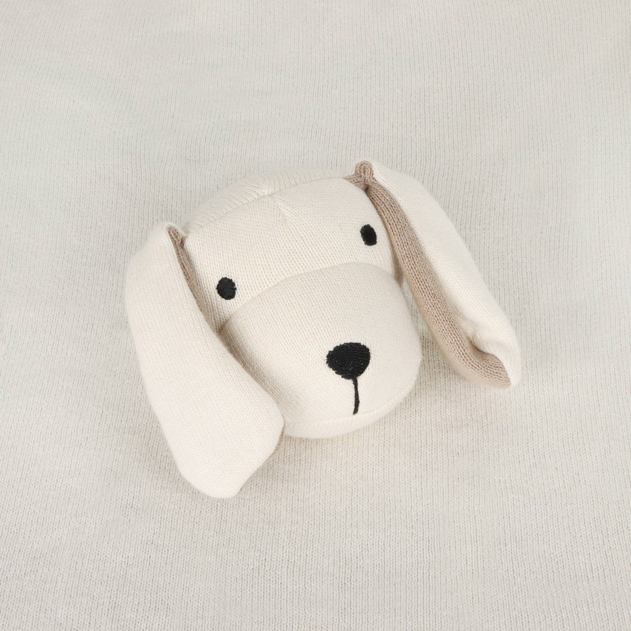 Puppy Dog - Organic Baby Lovey Security Blanket Cuddle Cloth