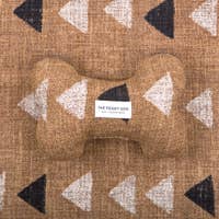 The Foggy Dog Amani Clay Dog Bone Squeaky Toy