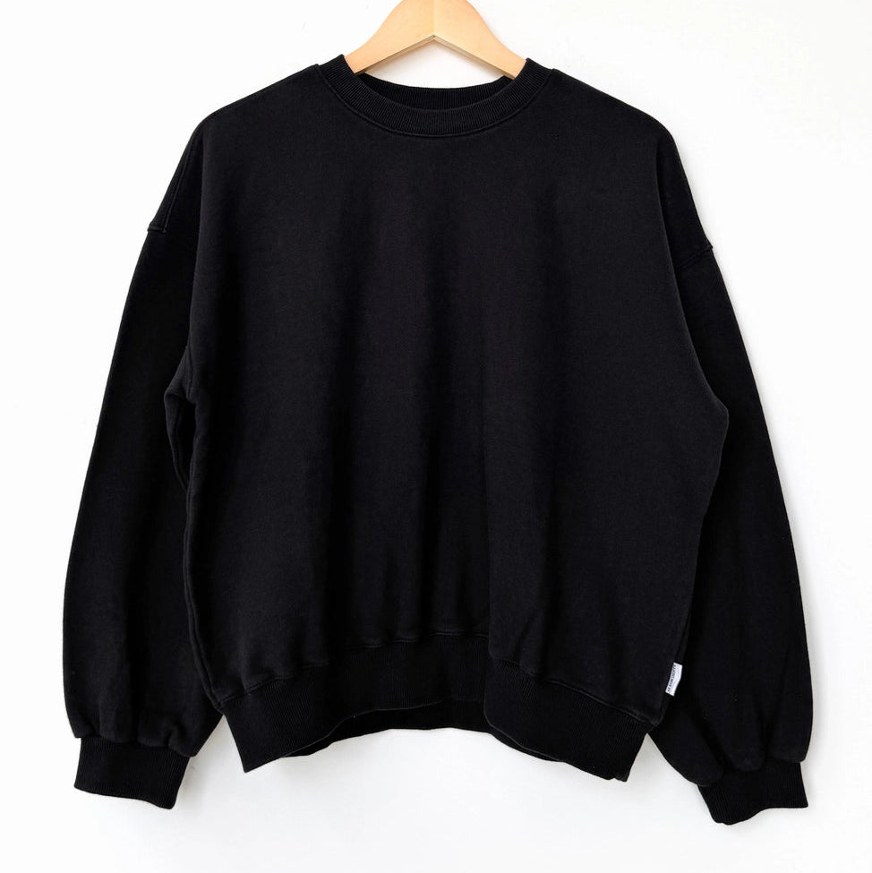 French Terry Core Sweatshirt - Black