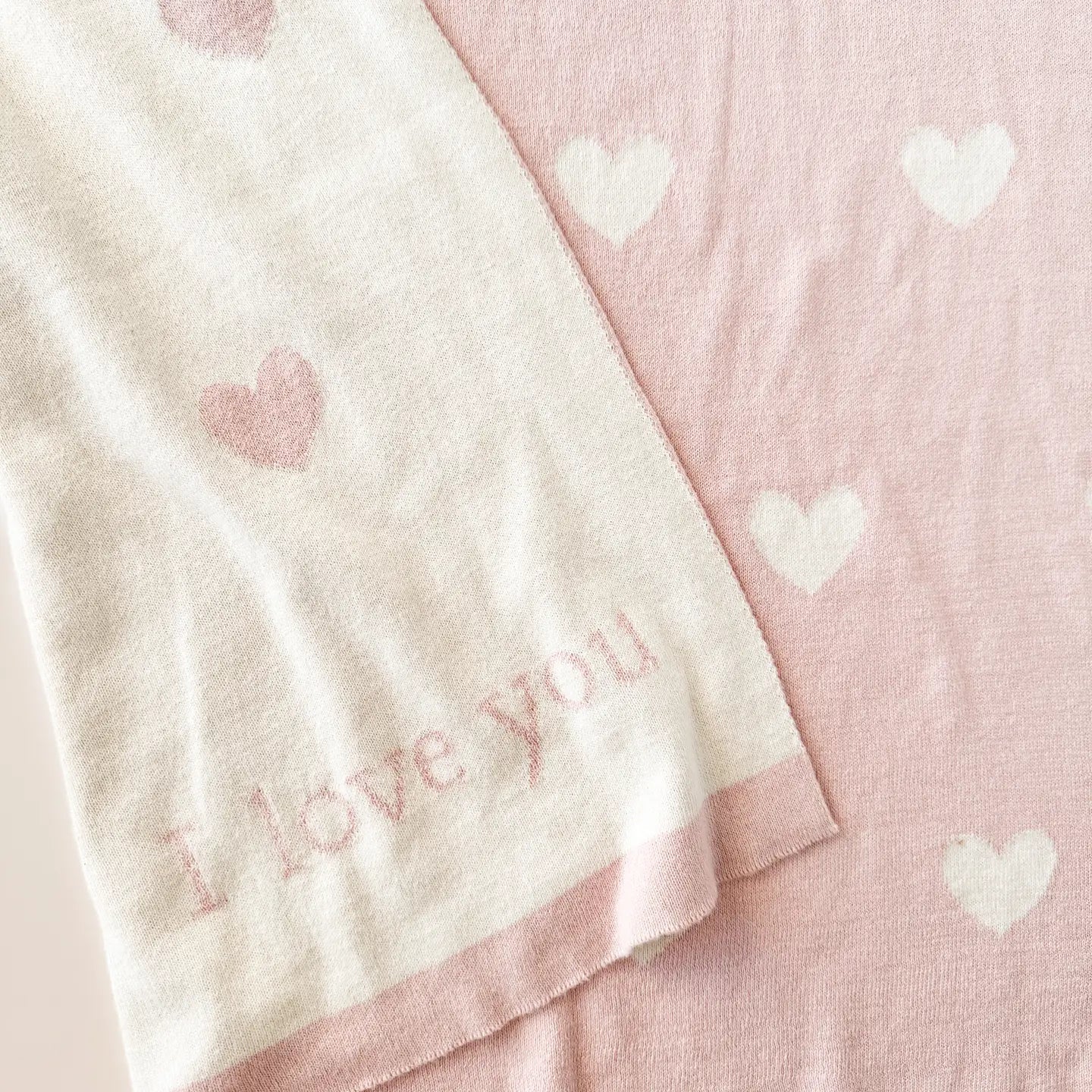 I Love You Blanket | Organic Cotton