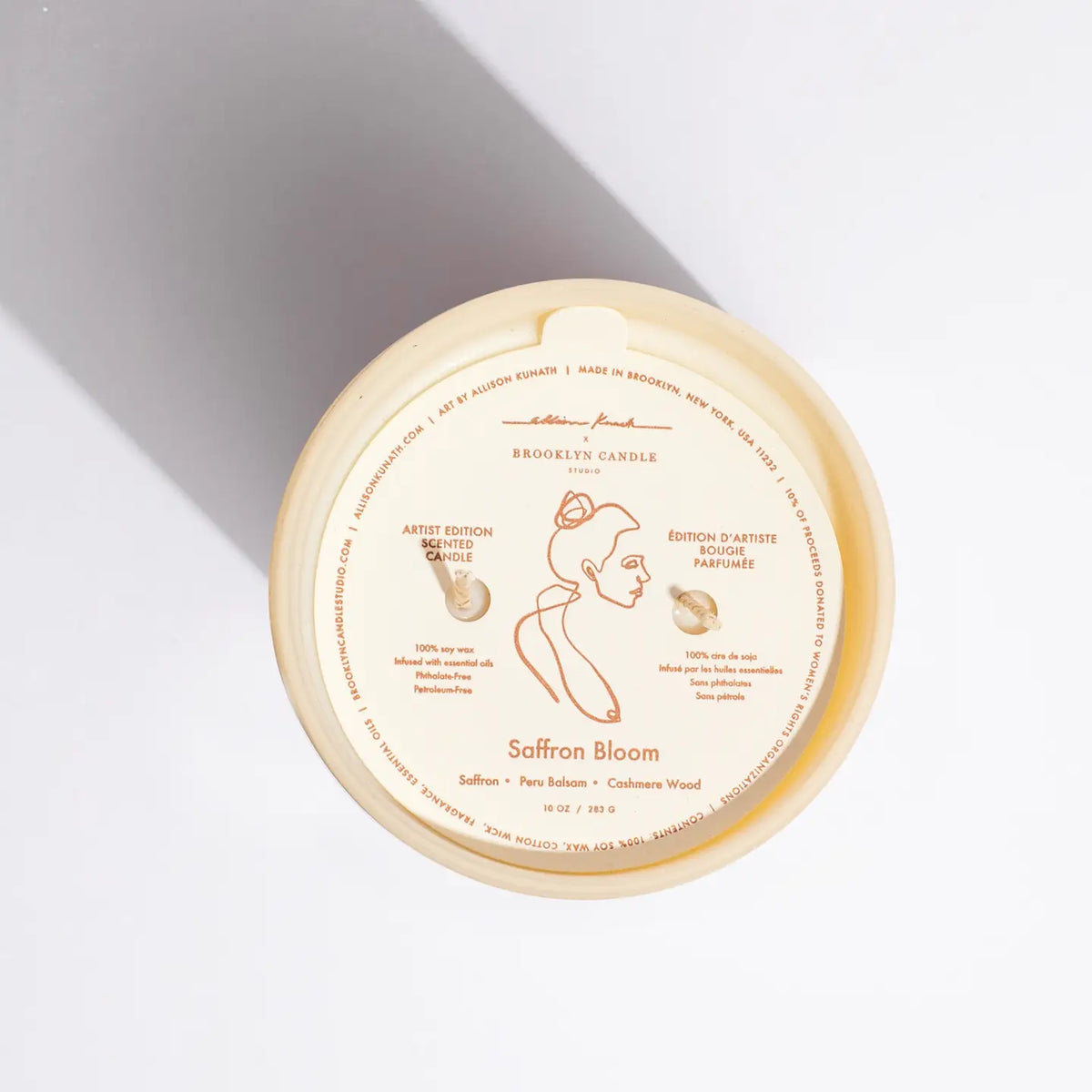 Saffron Bloom Candle