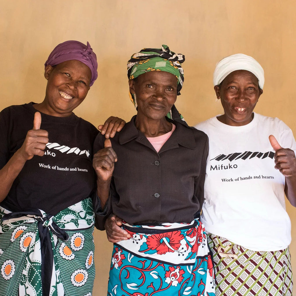 MIFUKO Shopper Basket Black L