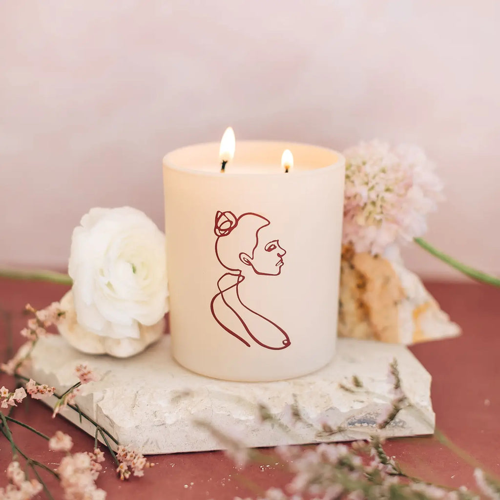 Saffron Bloom Candle