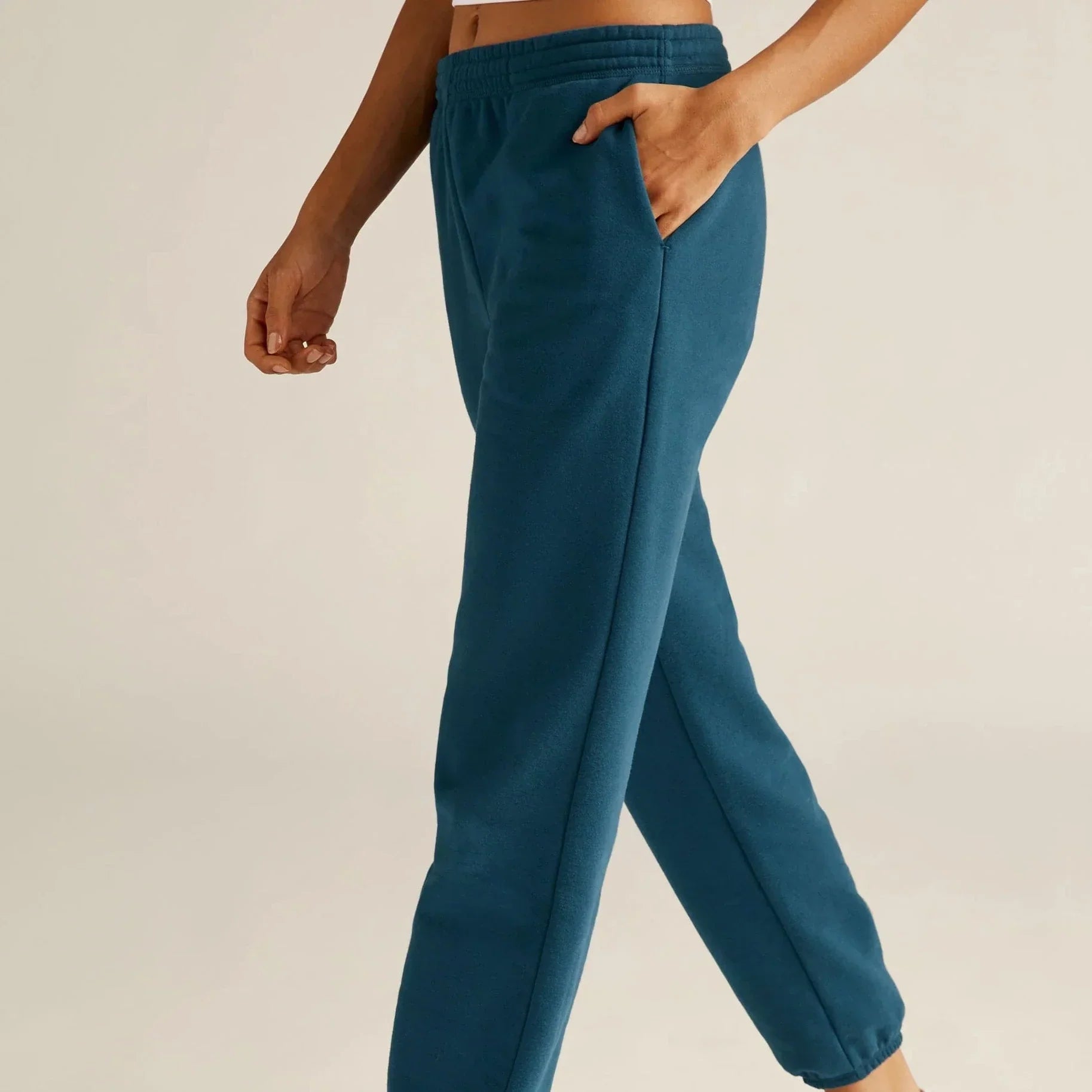 Beyond Yoga On the Go Jogger - Blue Gem