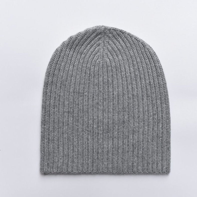 Cashmere Beanie - Grey