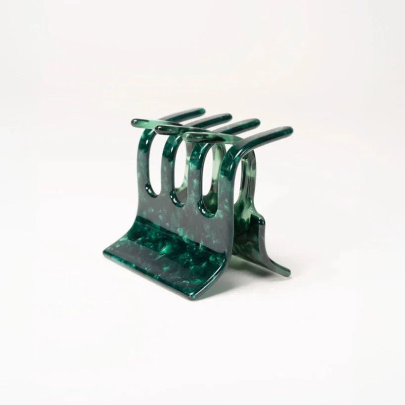 MLE Mini Gemini Claw Clip - Forest