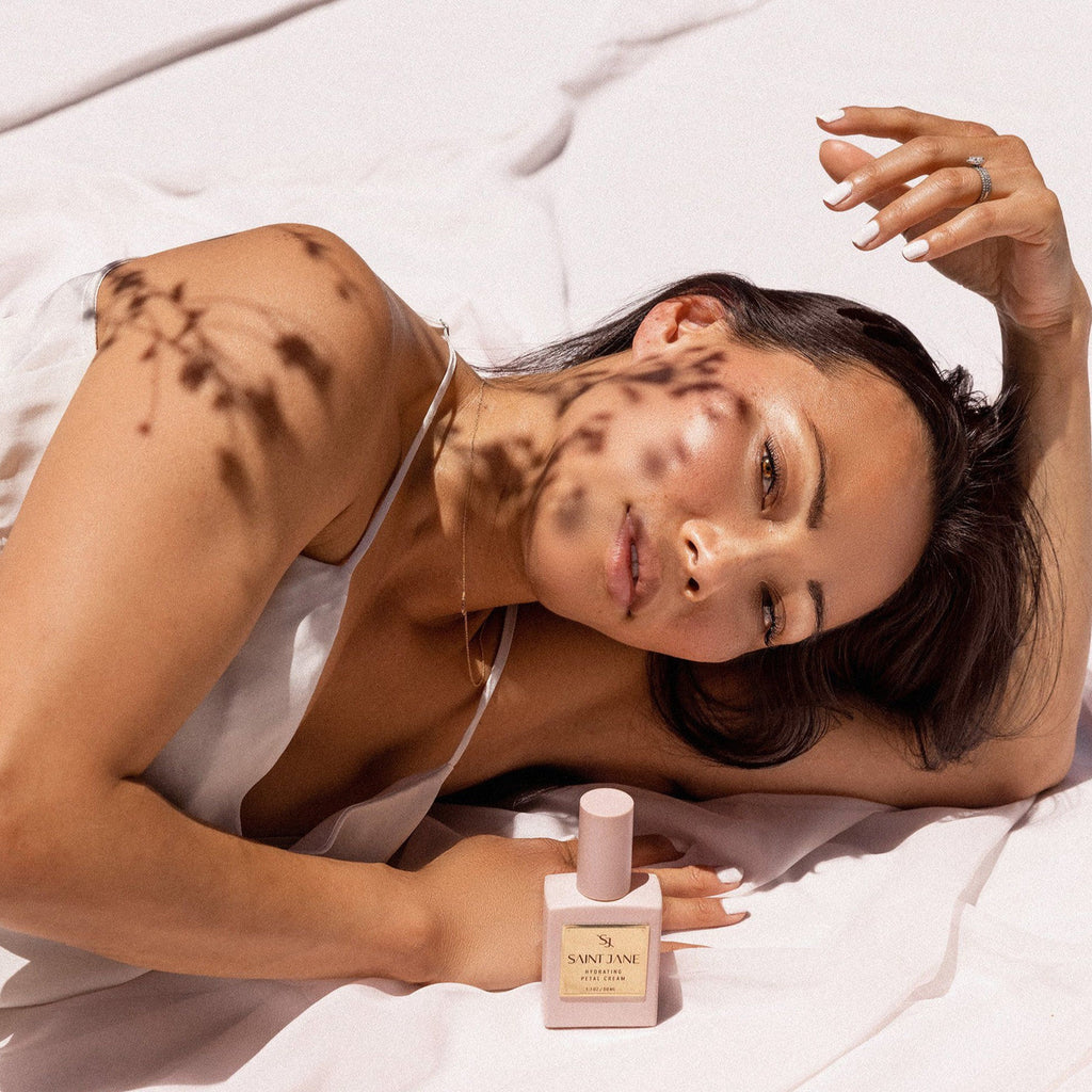 Hydrating Petal Cream - Daily Moisturizer with Hyaluronic Acid, Peptides + Vitamin C