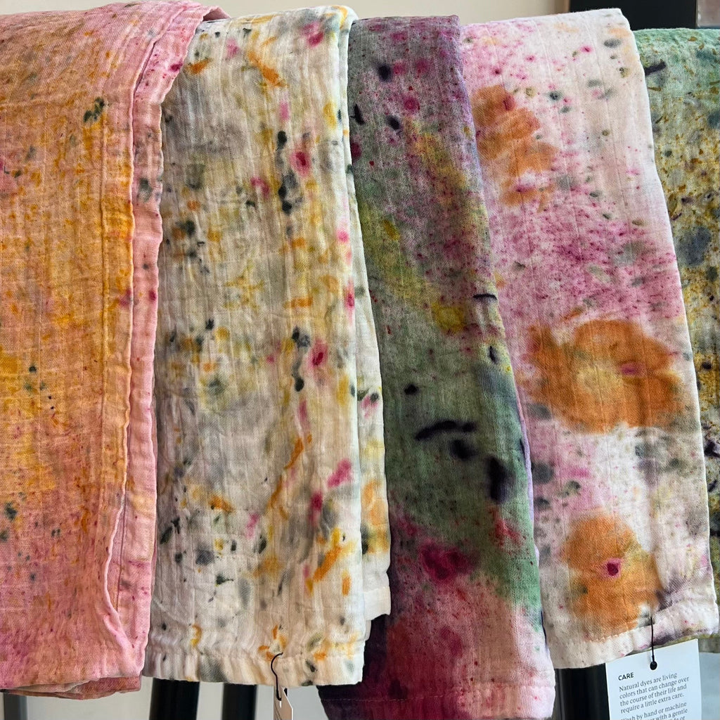 Abstract Double Gauze Baby Swaddle Blanket