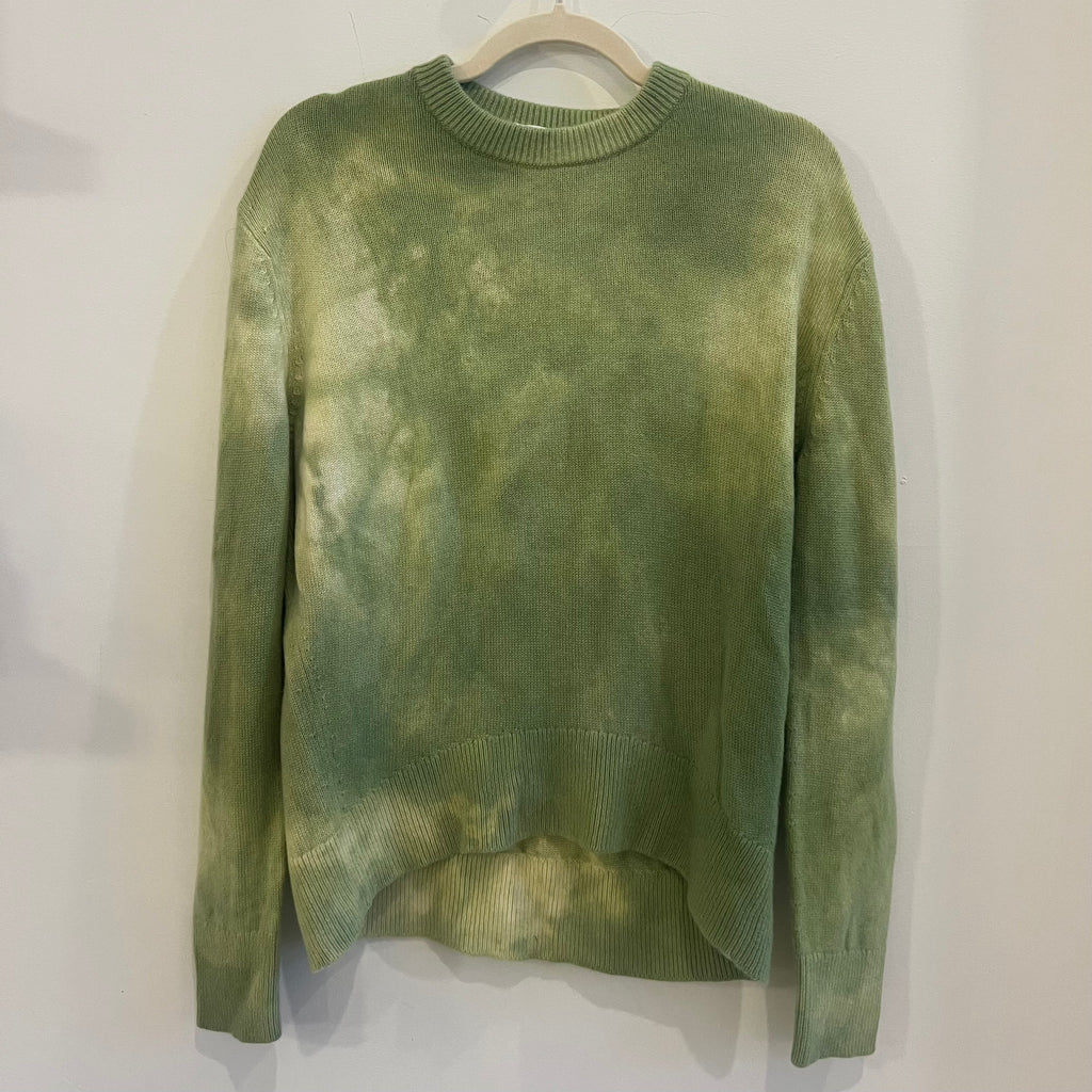Cashmere Slouch Crew - Mutsu Green