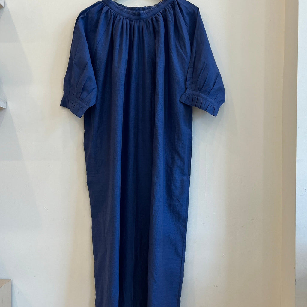 Runaway Bicycle JILL Cotton Dress - Arya Blue