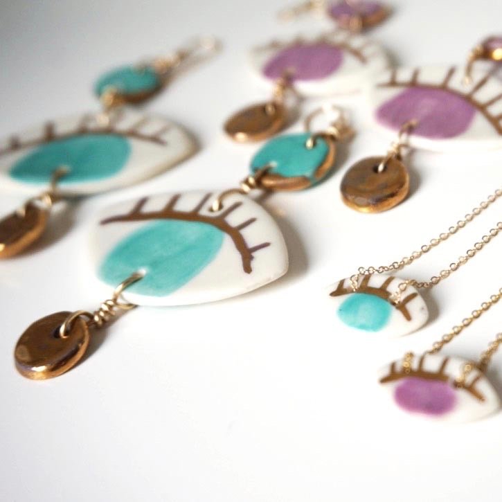 Dotted Occhi Earrings