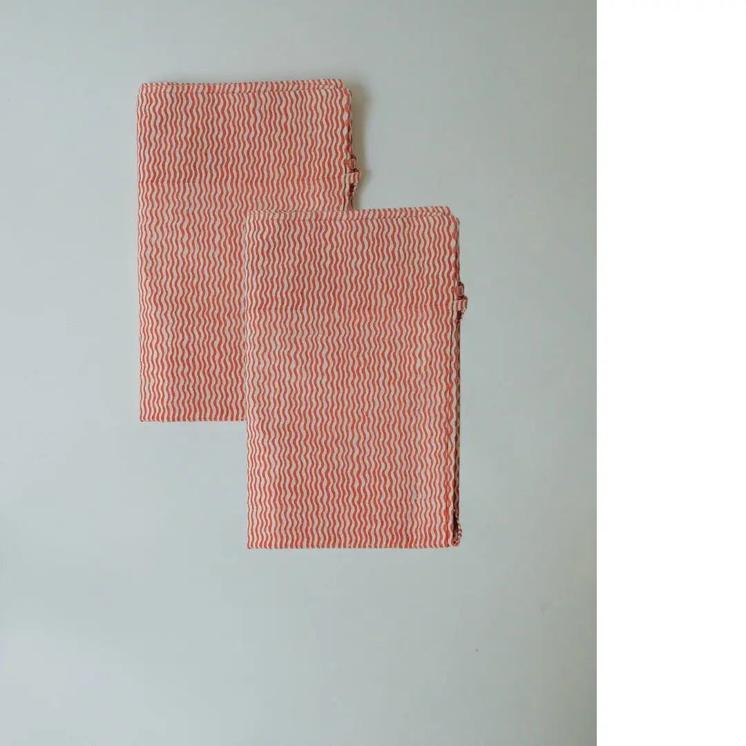 Soil to Studio LEENA Block Printed Cotton Sham - Set of 2 Standard