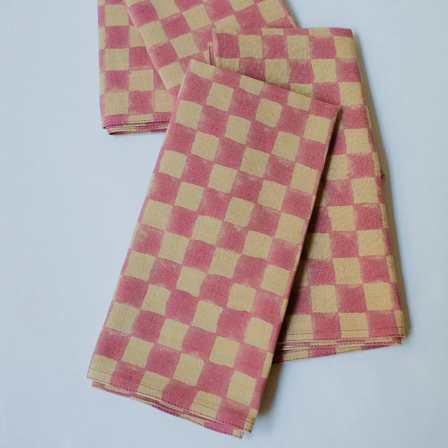 Soil to Studio MAHI Block Printed Table Napkins - Set of 4