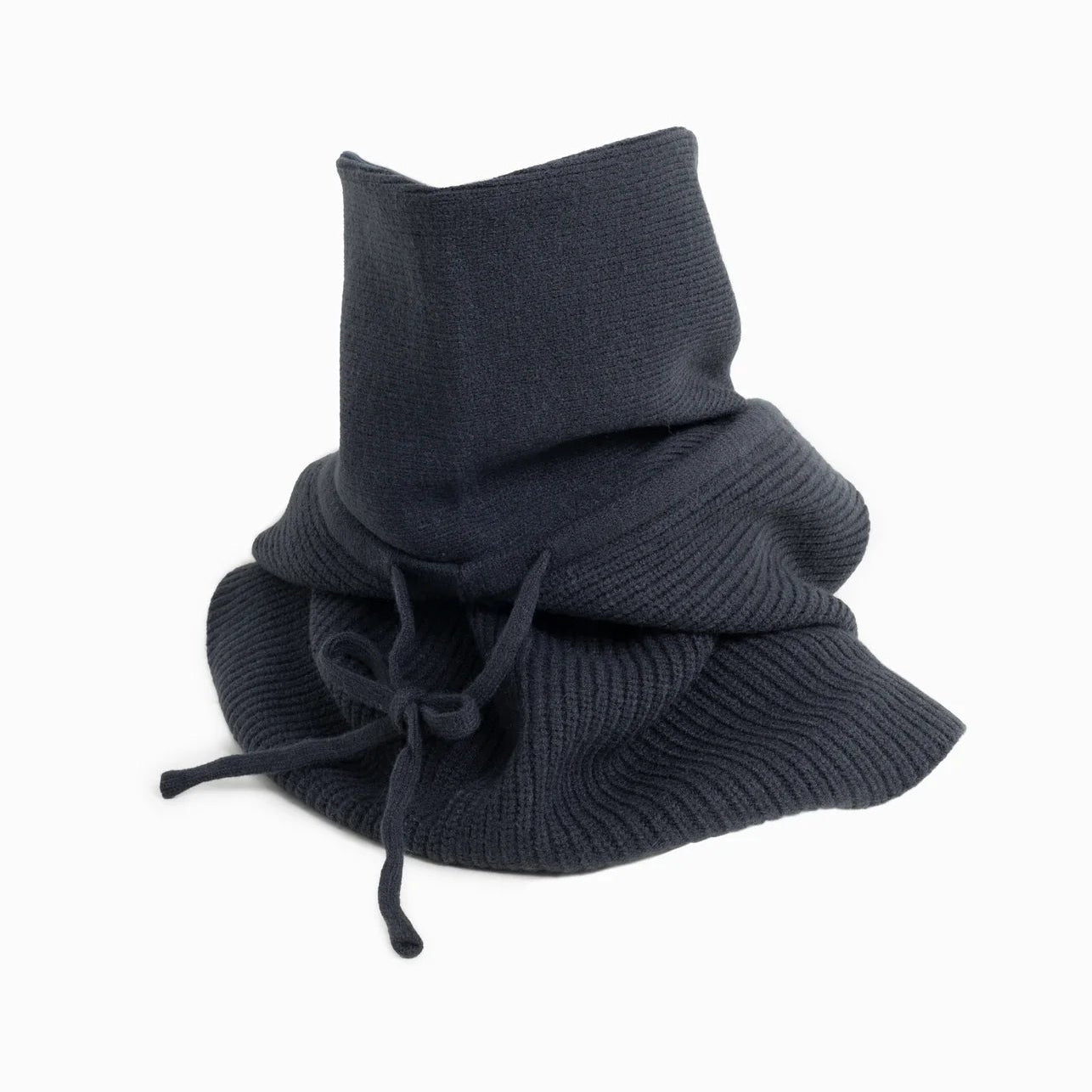 High Neck Hoodie Snood - Midnight