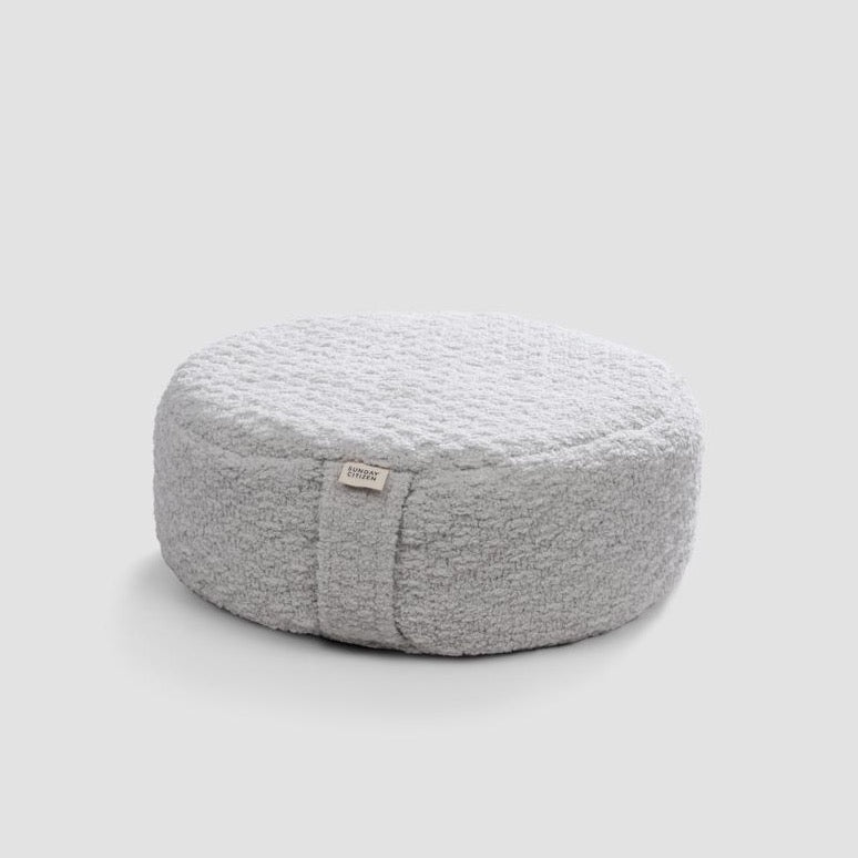 Sunday Citizen Crystal Meditation Pillow - Cloud Grey