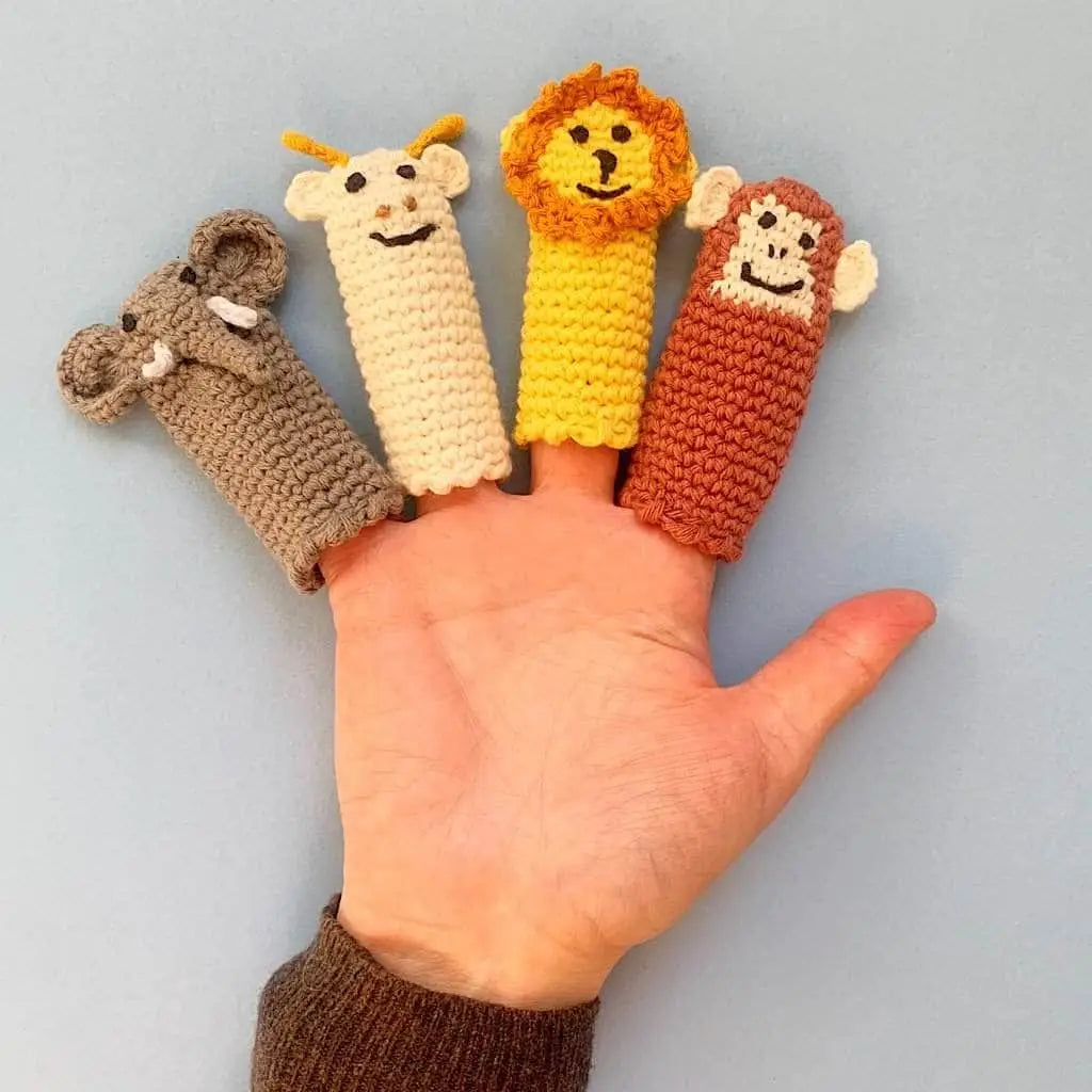 Animal Finger Puppets | Crochet Safari