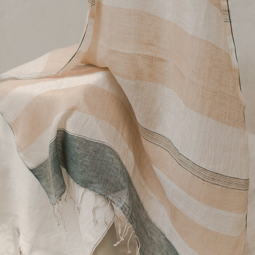 Runaway Bicycle Lightweight Linen Scarf - Ophelia