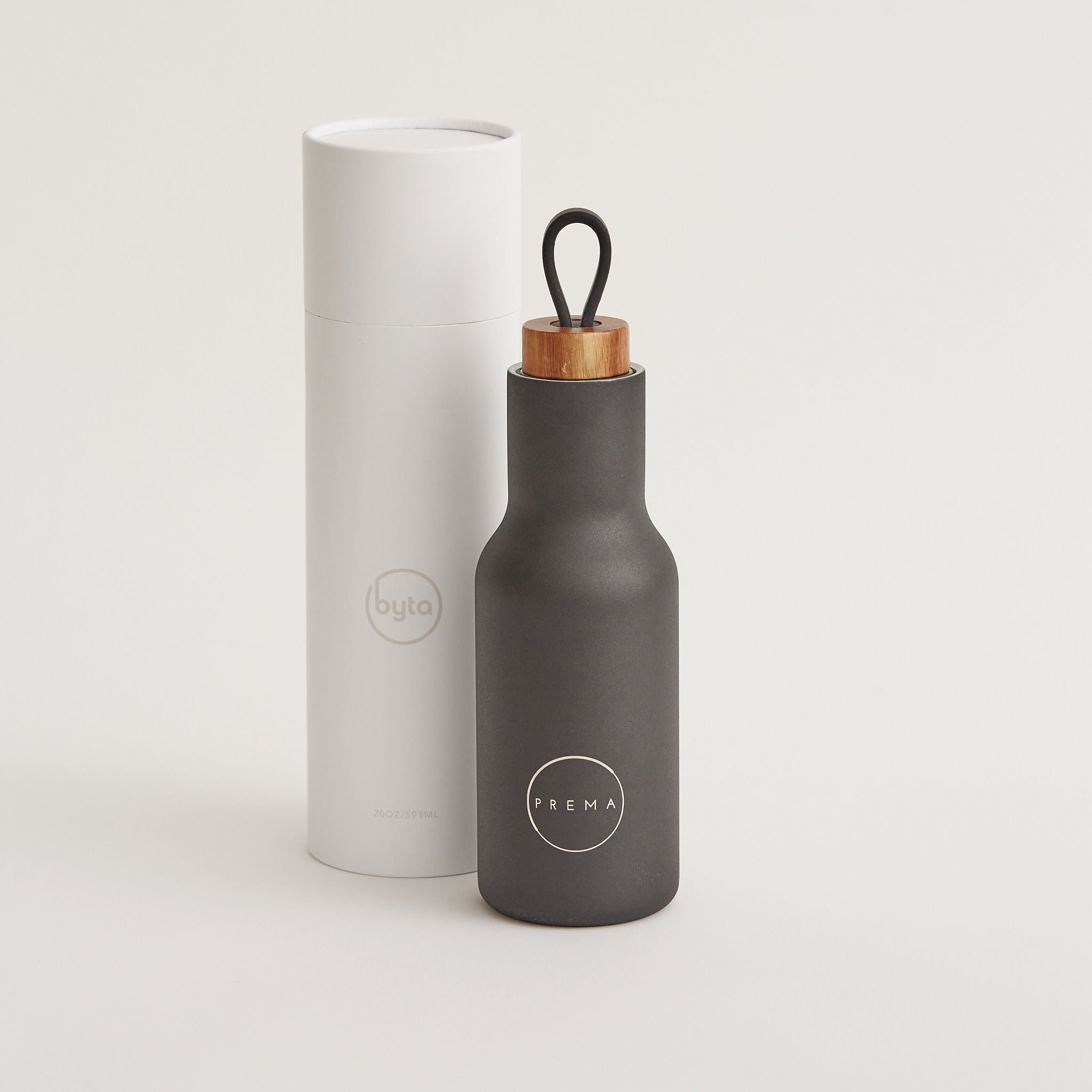 Prema Home Water Bottle 20oz - Black