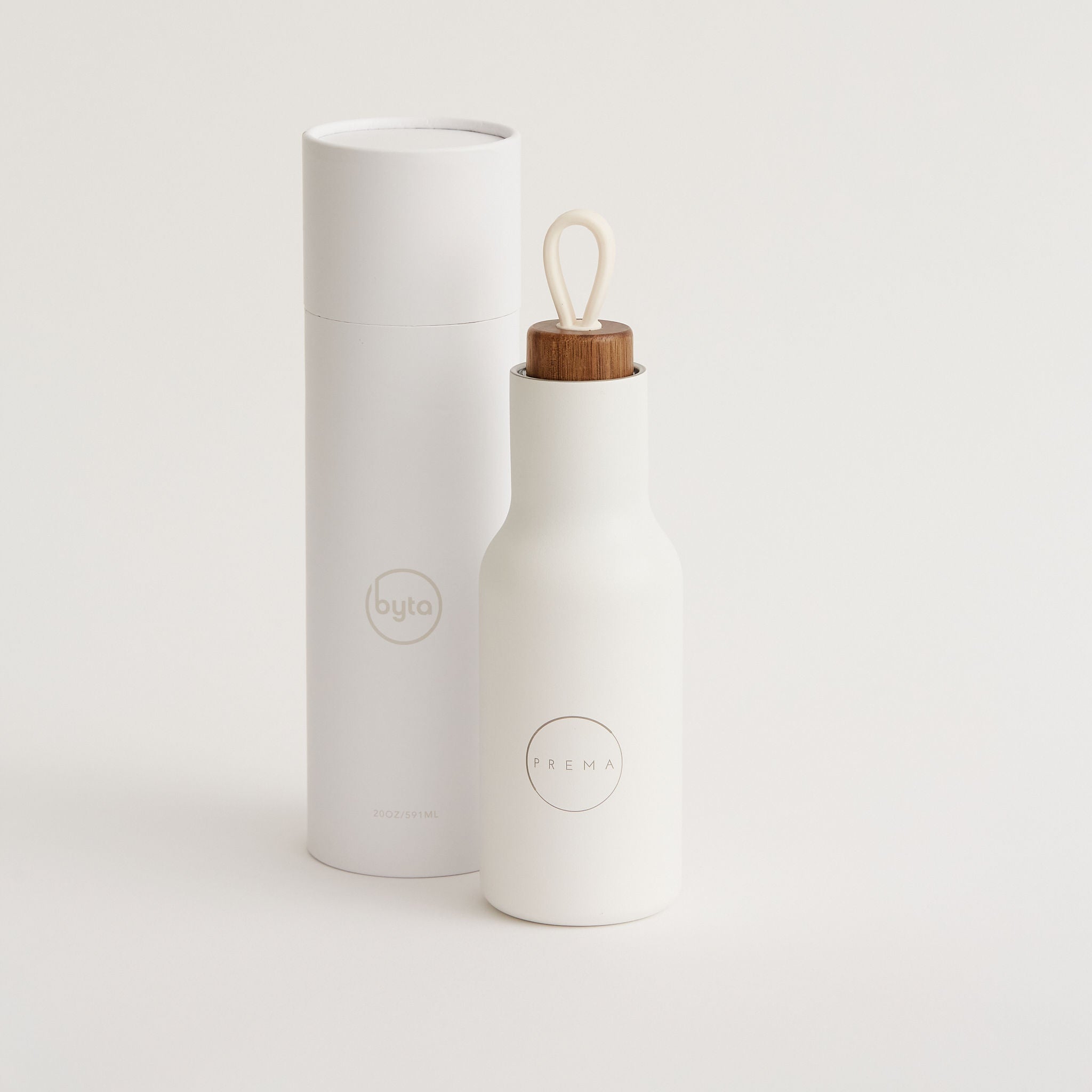 Prema Home Water Bottle 20oz - White