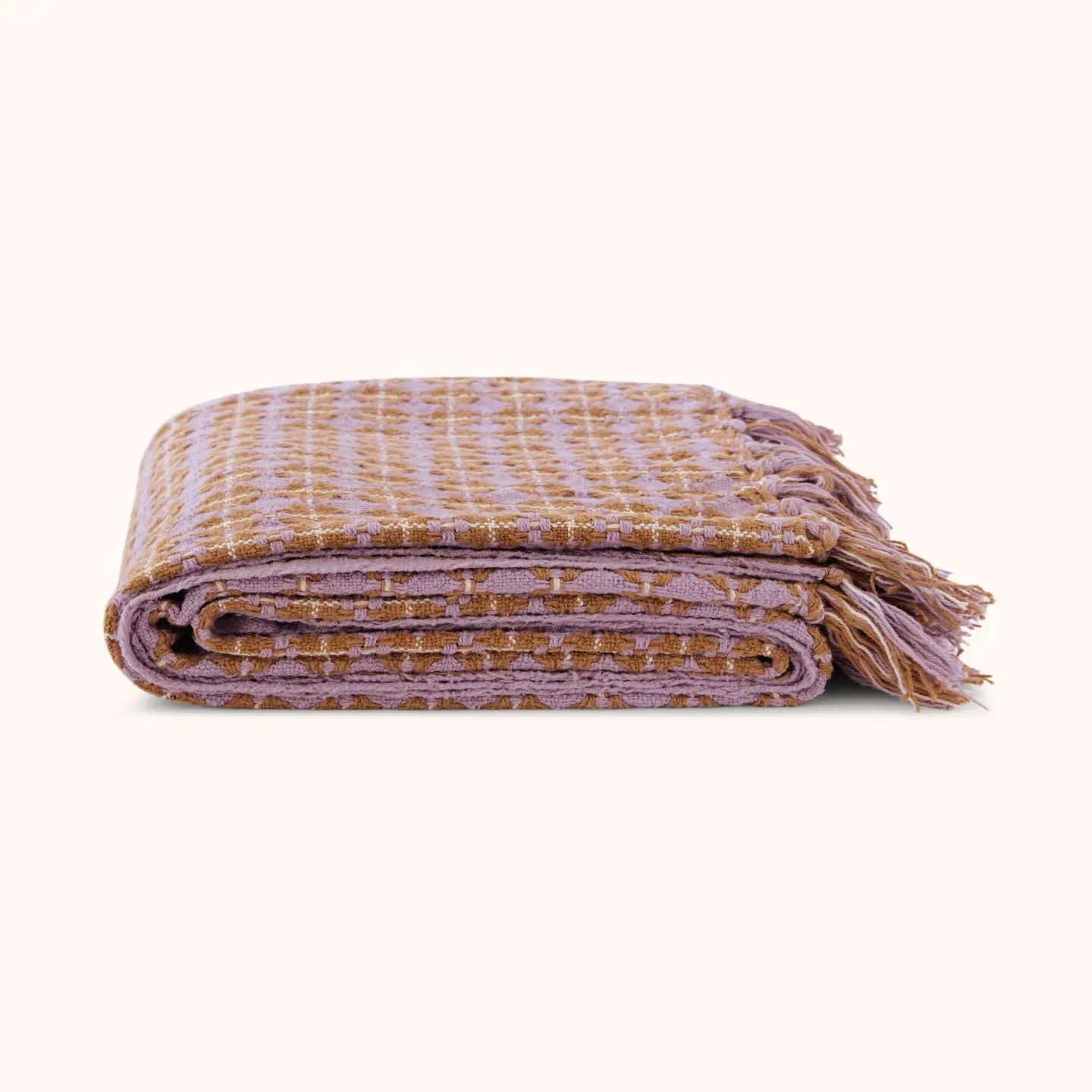 Rosina Blanket - Iris / Rust