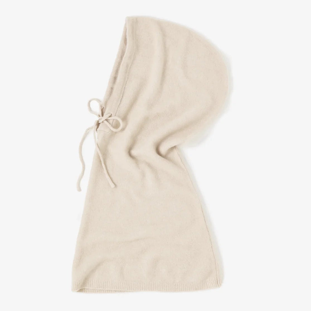 Hoodie Snood - Ivory & Taupe