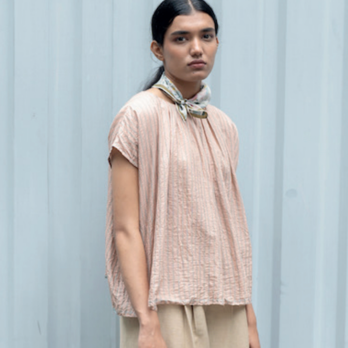 Runaway Bicycle ROSA Sleeveless Top - Oyster Pink