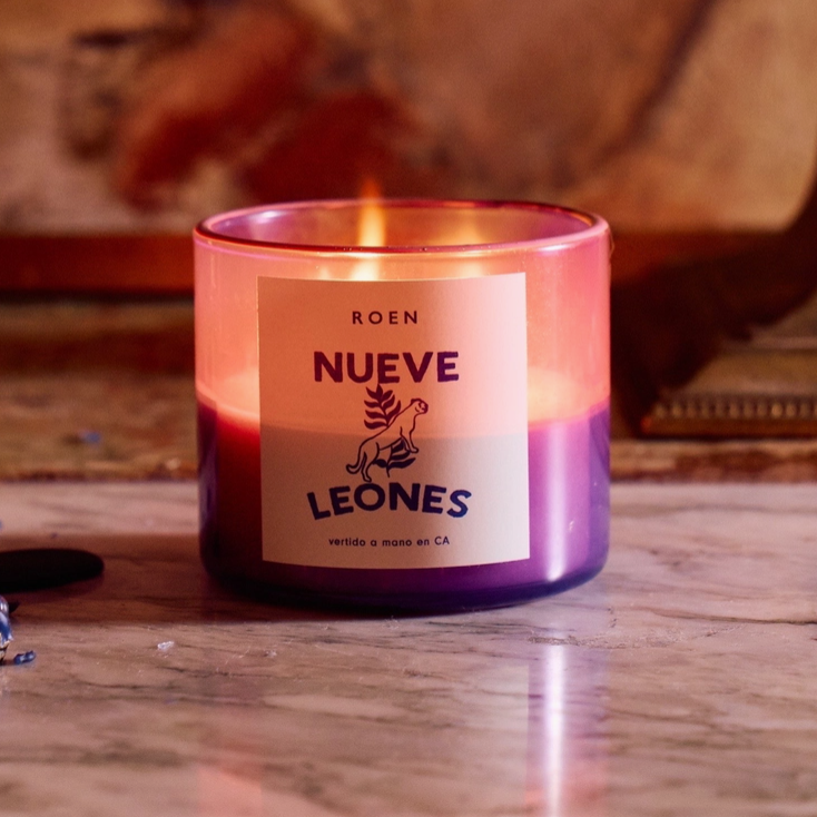 Nueve Leones Candle