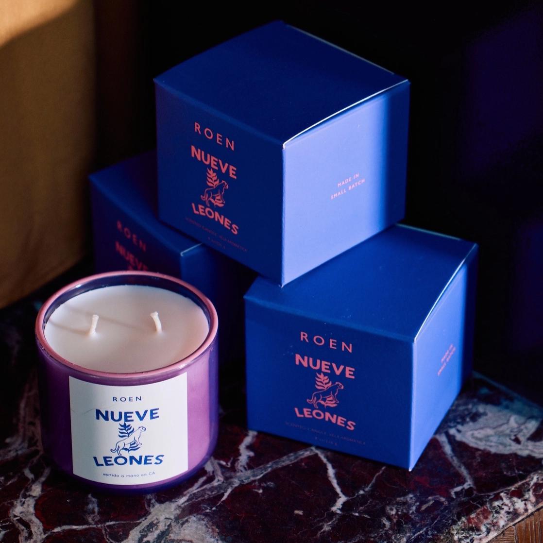 Nueve Leones Candle