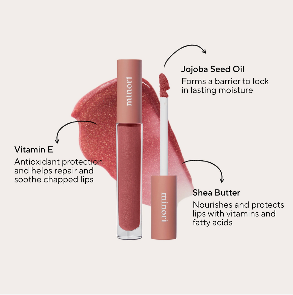 Minori Lip Gloss — Blossom (Pink)